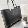 Fashion Ladies Tote Bag Matte Black Women Handbags Luxury Desinger Bag High Quality Leather Casual Shopping With Pouch