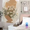 キャラクタータペストリーボヘミアンサンライズパターンカーペットウォールハンギング装飾室の植物花アフリカンデコーラスイミングプールマットJ220804