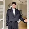 Herrenanzüge Blazer Net Celebrity Nischenanzug Blazer Männer Koreanische Mode Lose Beiläufige Kurzmantel Männlich High-End-Chic Vintage Jacke BlazerMe