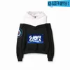 Sweats à capuche pour hommes Sweatshirts pour hommes Gawr Gura Automne Haut à capuche décontracté à manches longues Épaules dénudées Tout-match Motif imprimé Harajuku College