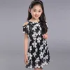 Genç Kız Elbiseler Yaz Çocuk Giyim Çocukları Çiçek Elbise Şifon Prenses Elbiseler 7 8 9 10 11 12 Yıl 220521