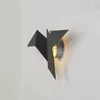 Lampe murale LED moderne nordique iron oiseau 2w salon Appliques de chevet