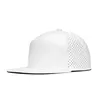 Hele platte factuur flex fit Aangepaste logo snapback gorras waterdichte laser gesneden blanco camo 6 paneel sport honkbal Melin hoeden cap9239733