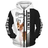 Herren Hoodies Herren Sweatshirts Tier Basenji Hund 3D Gedruckt Jacke Männer/Frauen Harajuku Hoodie Unisex Casual Streetwear Sweatshirt