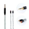 Kopfhörer Ohrhörer Hifihear 16 Kern Silber plattiert ausgewogenes Kabel 2,5/3,5/4,4 mm mit MMCX/2Pin/QDC-Stecker für Blon BL-03 BL-01 KZ ZSX
