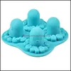 Ice Cream Tools Kitchen Kitchen Dining Bar Home Garden Creative Octopus Shape Cube Mold Tray Diy Ices Cubes Trays Dh3Ti