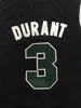 Sjzl98 Uomo Kevin DURANT # 3 montrose christian High School bianco nero Retro maglia da basket di ritorno al passato cucita qualsiasi numero e nome