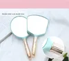 Lidar com espelhos cosméticos salão de beleza Mão de maquiagem espelho quadrado espelho oval espelho cosméticos ferramenta RRA13086