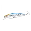 Baits Lures Fishing Sports Outdoors 115Mm Lure Bait Trackle Floating Trout Minnow Two Hooks 11.5Cm 11.2G 4 Hookstop Quality 100 Drop Deliv