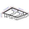 キャビネットの下のワイングラスラック - ステムウェアホルダーメタルオーガナイザーESストレージハンガーバーキッチン3/4/5列220517GX