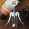 Zinc Alloy Red Wine Bottle Opener Dryck Ölöppnare Bar Party Flaskor Korkskruvar Multifunktionella Köksredskap BH6345 TYJ