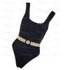 One Piece Women Swimsuit Luxury Printed Black Swimwear Summer Beach Holiday Beach Bathing Suit