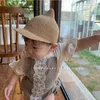 Nouveau-né Infantile Bébé Fille Garçon Mignon Modélisation Enfants Chapeau De Paille Toddler Kid Solide Dôme Pare-Soleil Et Pare-Brise 6M-18M CX220510