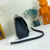 Mylockme łańcuchowa torba designerska torba na ramię dla kobiet Tote Fashion Crossbody Torby Klasyczna klapka krzyżowa torebka body luksus skórzana