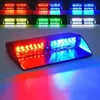 أضواء الشرطة LED Strobe Light Red/Blue Amber/White Signal Lamps Flash Dash Dash Flashing Willshield Windning Light 12V Y220708
