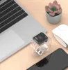 Grossistbulk transparent smarta klockband fashionabla allt-i-ett-iwatch remmar tpu remsfall för Apple Watch 7