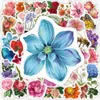 50pcs/Lot Car stickers graffiti flowers bloom gifts For Kids skateboard water bottle notebook laptop decor Helmet sticker PVC Guitar Decals