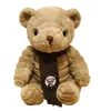 Cm Schöne Teddybär Plüsch Puppe Weiches Stofftier Spielzeug Mit Schal Pullover Baby Geburtstag Geschenke für Kinder Mädchen J220704