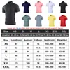Roupas de golfe Moda T-Shirt Masculino Running Secagem Rápida Respirável Running T-Shirt Fitness Esportes Ginásio Tênis T-Shirt 220317