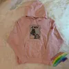 Pink Ce Cavempt Cav Empt C. E Panel tunga hoody kvinnor män hög kvalitet män hoodie grotta mpt tröja t220721