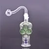 Brûleur à mazout en verre le moins cher Bong Crâne Gourd Forme Narguilés Dab Rig Bongs Tuyaux d'eau Matrix Percolateur Main Fumer Cendre Catcher Bong avec Banger Pot d'huile avec tuyau