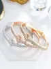 Bangle Heart-shaped Diamond Bracelet Alloy Jewelry BraceletBangle Inte22