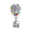 New Popular 925 Sterling Silver Silver Balloon Pendant DIY Pandora Fashion Accessory for European Charm Bracelet Ladies