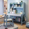 Kindertische Solid Holz Schreibtisch Bücherregal integrierter Computer Home Kinder Schreibtisch Schlafzimmer Schüler Lernen