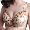 Sutiã floral sexy push up sutiã para mulher plus size roupa interior lingerie fio fino livre d bralette mulher push up sutiãs 220519