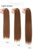 Long Straight Ponytail Synthetic Claw Clip Ponytail Hair Extensions Natural Tail False Hairs