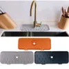 Narzędzia kuchenne łazienka zlewozmywak wodoodporny taca ssakowa mata suszenie mata wielokrotnego użytku kran splasowy silikonowy magazyn tapicerowany