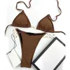 Roupa de banho feminina biquíni com estampa de letra G corrente maiôs maiôs roupas de grife femininas de alta qualidade
