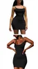 Realfine Summer Dress GA119 Fashion Bodycon Casual Sukienki dla kobiet Rozmiar S-XL