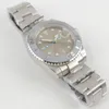 Wristwatches 40mm Grey Dial Sapphire Glass Ceramic Bezel MIYOTA 8215 Automatic Movement Men's Watch