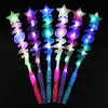 Led Flash Light Up Toys Party Favors Glow Sticks Child Light Magic Fairy Wand Toy For Children Kids Color Random DLH912