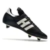 Klassiker Herr Copa Mundial SG Fotboll Fotbollsskor Klossar World Boots Svart Vit futbol Storlek US6.5-11