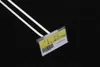 W60/80/100mmxH46mm/42mm Etiqueta de precio de plástico PVC Marco de clip de etiqueta Soporte de exhibición en blanco Portatarjetas POP transparente Estante Gancho tira de datos