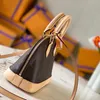 10A Mirror Luxury Tote Classic Fashion Slant Bag Women's Designer Purse Coffee Flower cowhide Wrist Bag M57426