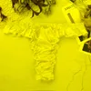 G-Strings pour hommes # M-XXL Hommes Slip Lingerie Doux Brillant Culotte à Froufrous Sissy Bikini Slip String Sous-Vêtements Maillot de Bain Costume de FêteHommes