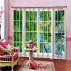 blackout curtain Modern Fashion landscape Curtains For Living Room Bedroom Window Scenery Drapes