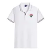 Fluminense FC Men's Summer Leisure High-end Combed Cotton Tシャツプロフェッショナルショートリーブラペルシャツ