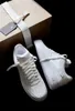 Top Designers Flower 1 Chaussures basses par Virgil Abloh1 Blanc Vert Rouge Royal Métallisé Or Noir Argent Cuir Authentique Extérieur Luxe Classique Homme Avec Boîte D'origine