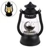 Party Decoration Eid LED Light Vintage Style Wind Lantern Electronic Handheld Night Lamp för Islamic Muslim Ramadan Decoration Party