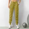 Kvinnor Leggings YogaWorld Sexig Yoga Byxor Yoga Midstycke Lösa Kvinnor Fitness Running Stretch Slim Slimming Sweatpants Justera Girls Joggers