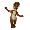 Halloween Brown Reindeer Mascot Costume Najwyższa jakość Kreskówka Stroje Posta