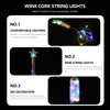 Strängar ledde 2st Cork Lights Starry Bottle Fairy Mini String Lightsled