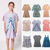 Enkelibb çocuk kız yaz elbiseleri pamuk moda marka elbiseler yürümeye başlayan çocuk kız güzel çilek desen elbisesi bc çocuklar 220707