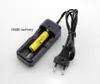 HG 105LI Universal charger for 18650 18350 26650 14500 battery chargers with 2 bays charging port with EU US plug