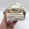 Zapatillas de diseñador de plataforma Sandalias de goma de espuma de sandalia deslizante de marca de moda para mujer con caja