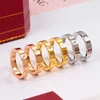 Amor parafuso anel 5-11 anéis de banda prata cz alta qualidade masculino feminino designer de moda luxo jóias titânio liga de aço banhado a ouro 211l